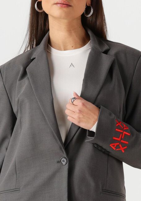 ALIX THE LABEL Blazer LADIES WOVEN CLEAN BLAZER en gris - large