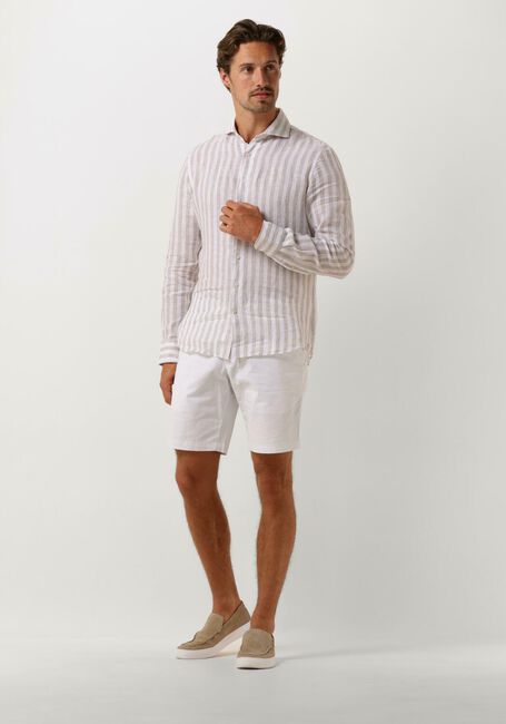 Beige PROFUOMO Casual overhemd SHIRT X-CUTAWAY SC LINNEN - large