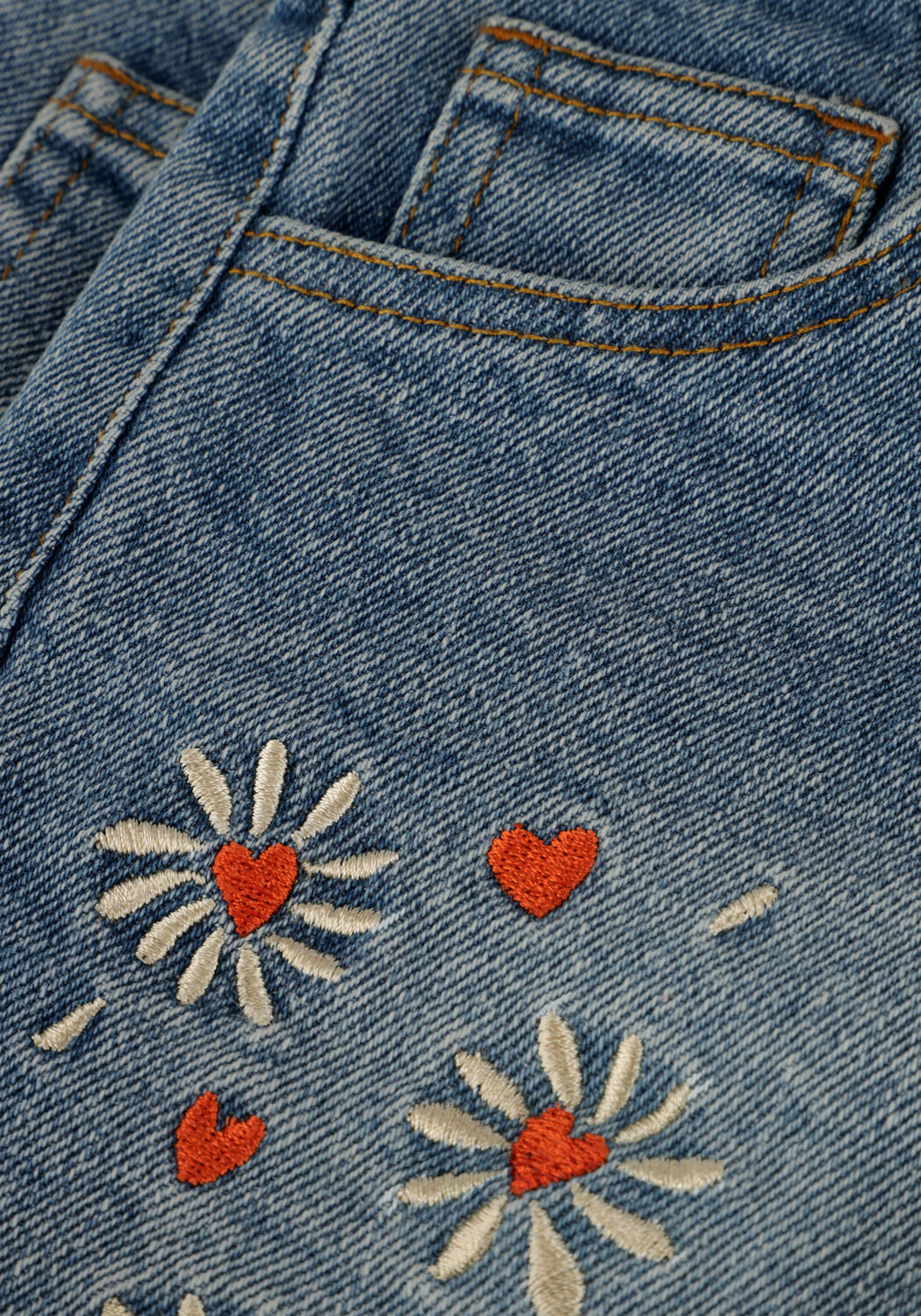 AMMEHOELA Pantalon courts JULIA en bleu - large