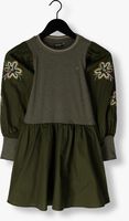 Groene LIKE FLO Mini jurk WOVEN DRESS WITH BALLOON SLEEVES - medium