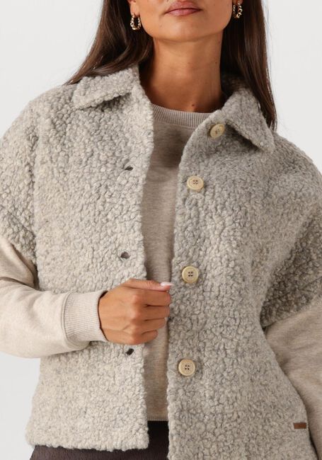MOSCOW Veste sans manches 89-11 PELLE en gris - large