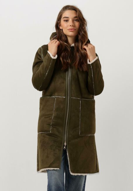 Groene GOOSECRAFT Gewatteerde jas GC ADELYN COAT - large