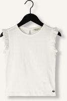 Gebroken wit LIKE FLO Top SLUB TEE RUFFLE SHOULDER Gebroken wit LIKE FLO Top SLUB TEE RUFFLE SHOULDER - medium