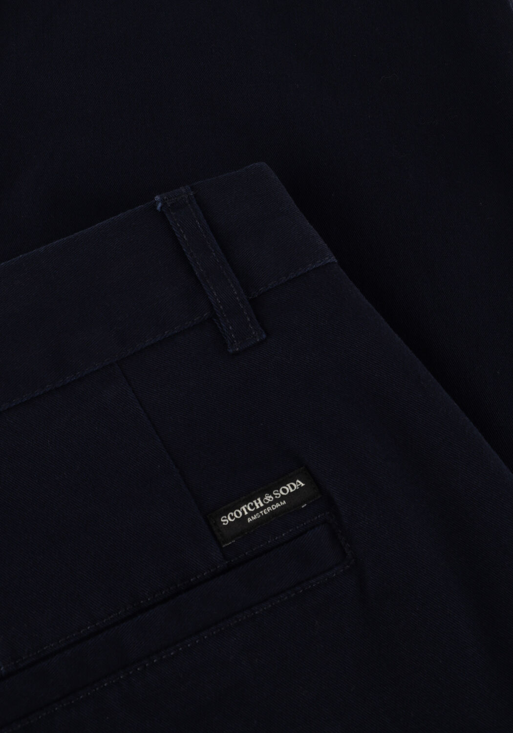 SCOTCH & SODA Chino STUART STRETCH COTTON CHINO Bleu fonc&eacute; - large