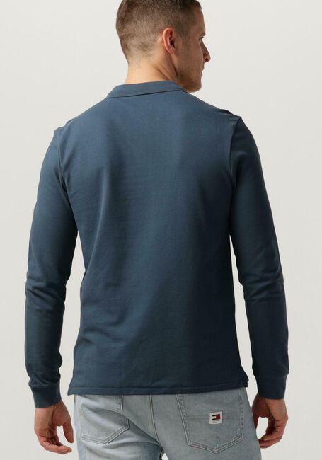 PS PAUL SMITH Polo MENS SLIM FIT LS POLO SHIRT ZEBRA en bleu - large