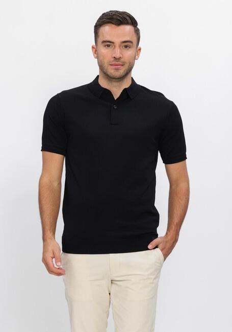GENTI Polo POLO 2 BUTTON SS 1260 en noir - large
