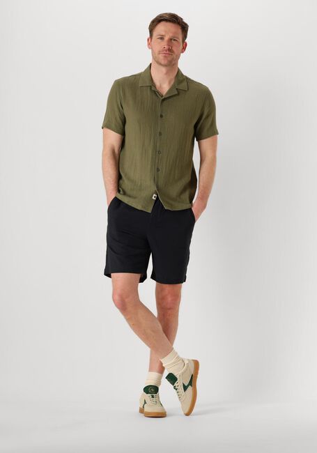 Olijf ANERKJENDT Casual overhemd AKLEON STRUCTURE S/S SHIRT 3 - large