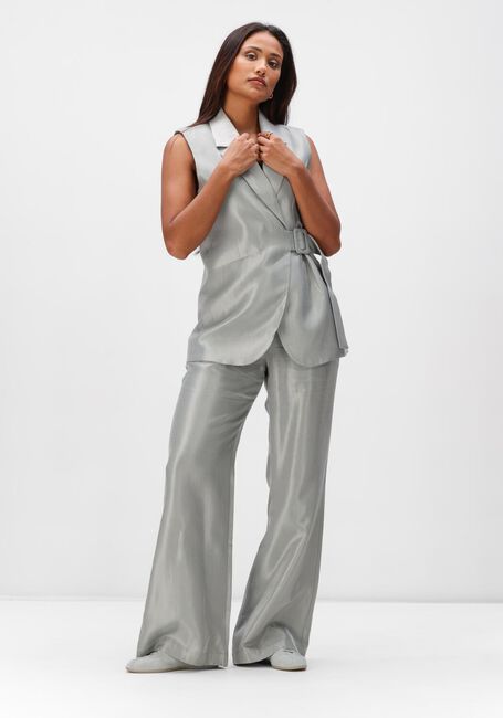 AIMEE THE LABEL Pantalon large FAITH TROUSER en bleu - large