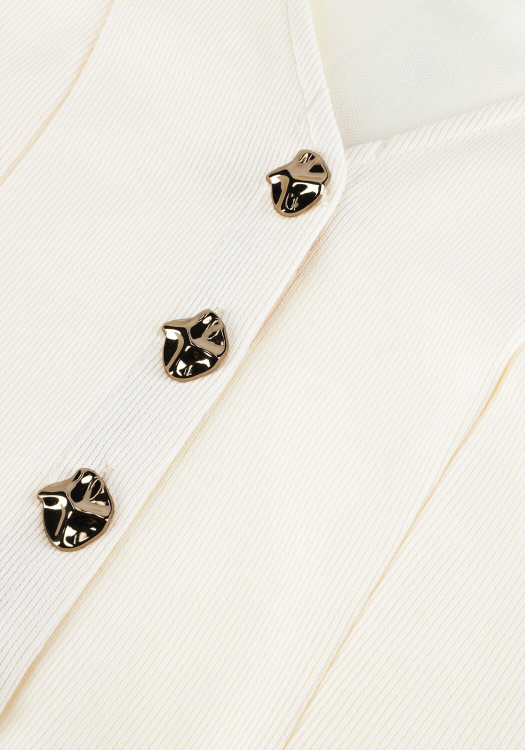 OBJECT Gilet OBJNOELLA S/L WAISTCOAT E VIP 26 en blanc - large