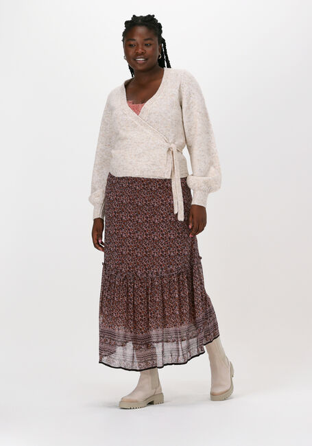 Beige ENVII Vest ENSOYA LS V-N KNIT 5249 - large