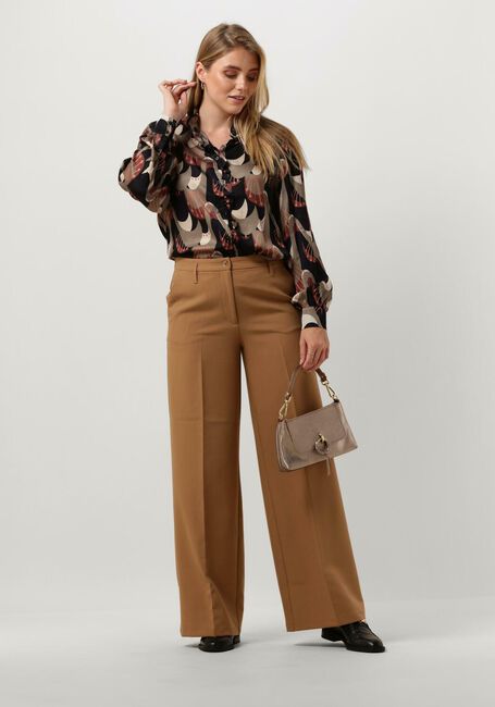 Bruine SUMMUM Wijde broek TROUSERS WIDE LEGS FOAM UNI Bruine SUMMUM Wijde broek TROUSERS WIDE LEGS FOAM UNI - large