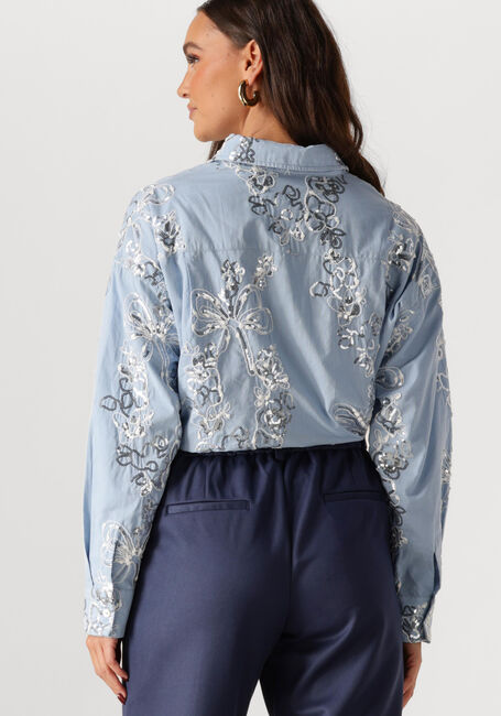 NUKUS TESSA BLOUSE PAILLET Blouses en bleu - large