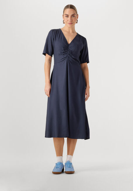 MODSTRÖM Robe midi MIGUELMD SS DRESS Bleu foncé - large