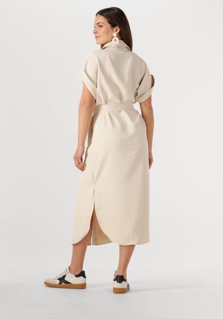 OMODA ATELIER Robe midi OM-BABETTE X BO en beige - large