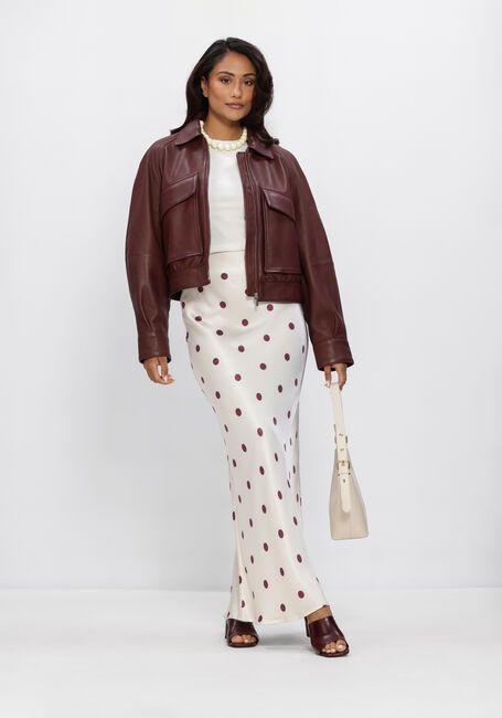 Bordeaux STUDIO AR Leren jas ANA SHEEP VEG NAPPA - large