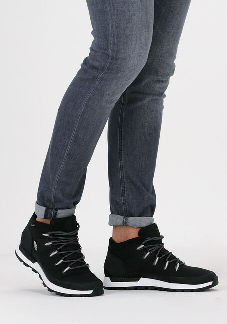 TIMBERLAND Bottines &agrave; lacets SPRINT TREKKER MID FABRIC en noir - large