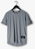 Grijze CALVIN KLEIN T-shirt BADGE TURN UP SLEEVE