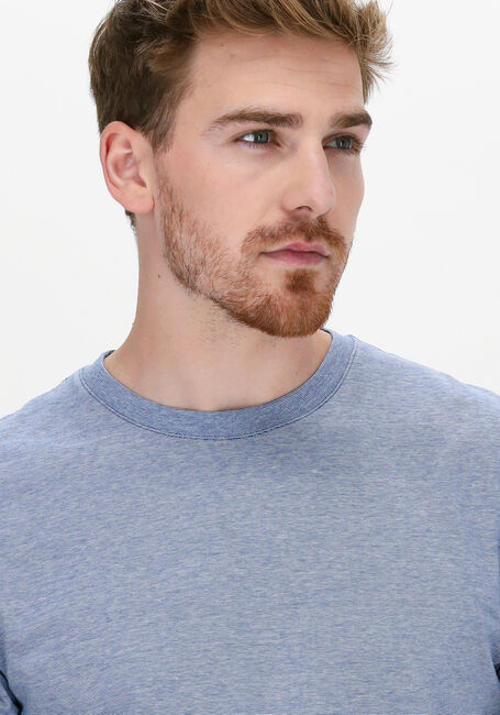 SELECTED MEN T-shirt NORMANI180 MINI STRIPE en bleu - large