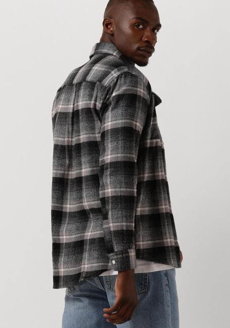 Donkerblauwe SELECTED HOMME Overshirt REGSCOT CHECK SHIRT - large