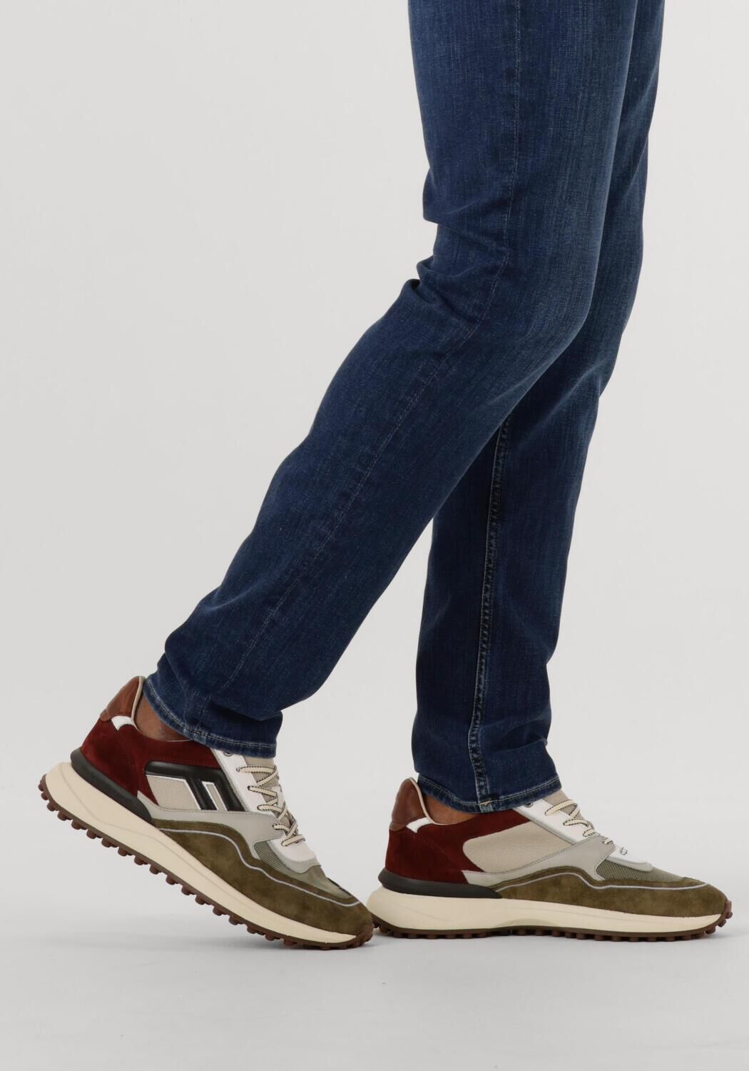 FLORIS VAN BOMMEL Baskets basses SFM-10139 NOPPI en vert - large