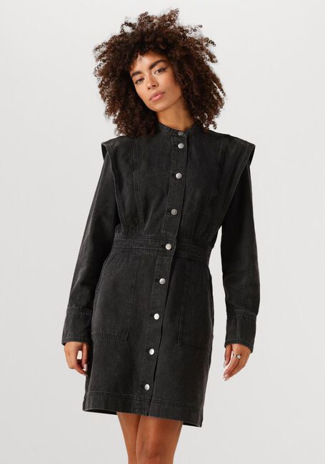 ROUGE EDIT Mini robe ROUMORA LS SHORT DENIM DRESS en noir - large