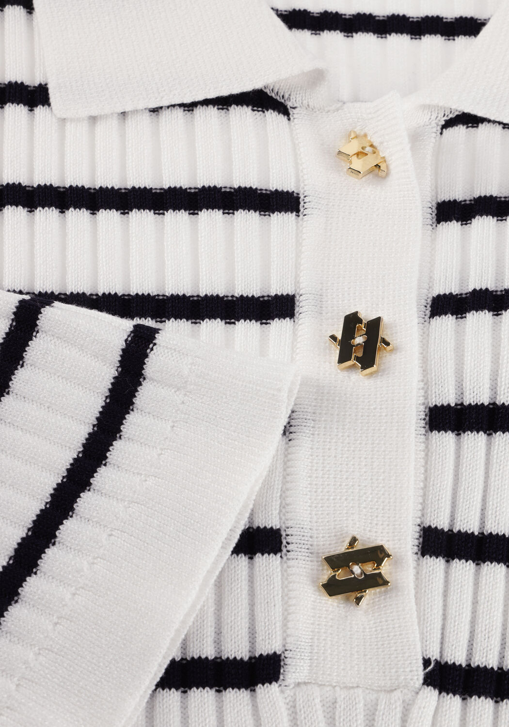 AAIKO Haut JULIA STRIPE VIS 302 Blanc - large