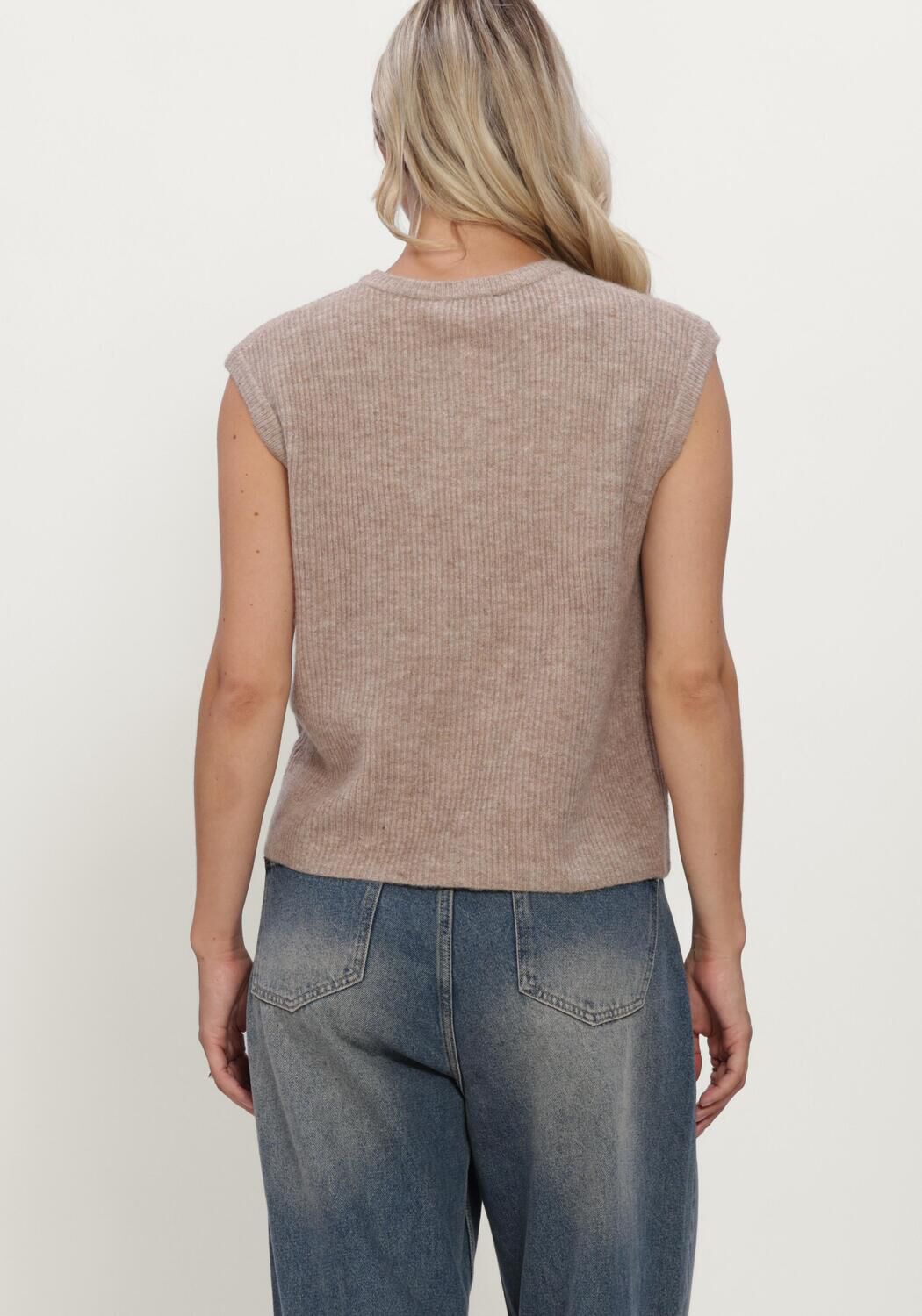 Beige NOTRE-V Trui NV-ILENE - large