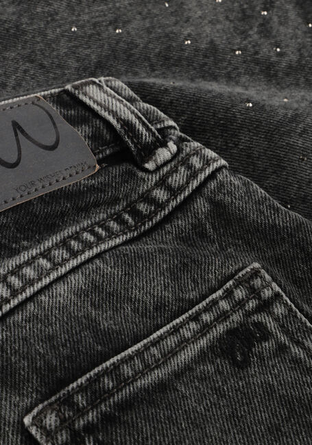 YOUR WISHES STRETCH DENIM GLITTER SKIRT - large