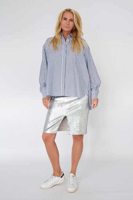 EST'SEVEN YOUSRA SKIRT Jupes en argent - large