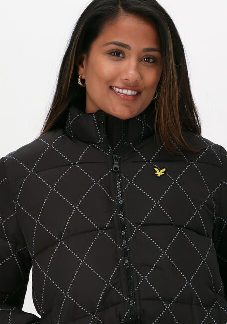 LYLE & SCOTT Veste matelassé ARGYLE PUFFER JACKET en noir - large