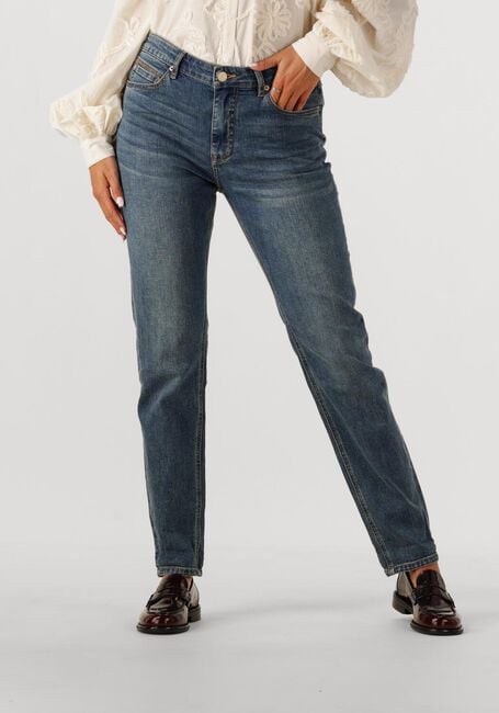 SUMMUM Straight leg jeans TAPERED JEANS LIGHT WEIGHT COTTON en bleu - large
