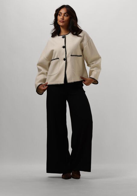 Ecru RUBY TUESDAY Jack ISAC JACKET WITH HAND EMBROIDERY - large