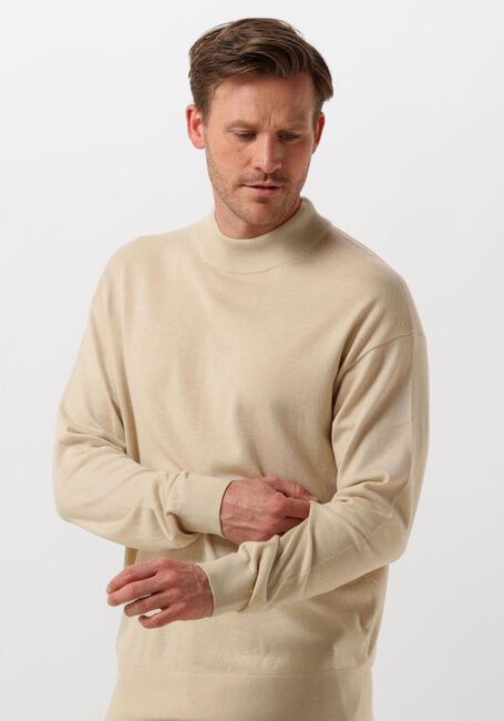 SCOTCH & SODA Chandail DROPPED SHOULDER MOCK NECK en beige - large