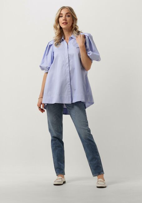 Lichtblauwe SELECTED FEMME Slim fit jeans SLFAMY HW SLIM CHAMBLY BLU JEA - large