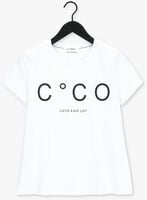 CO'COUTURE T-shirt COCO SIGNATURE TEE en blanc