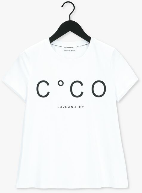 CO'COUTURE T-shirt COCO SIGNATURE TEE en blanc - large