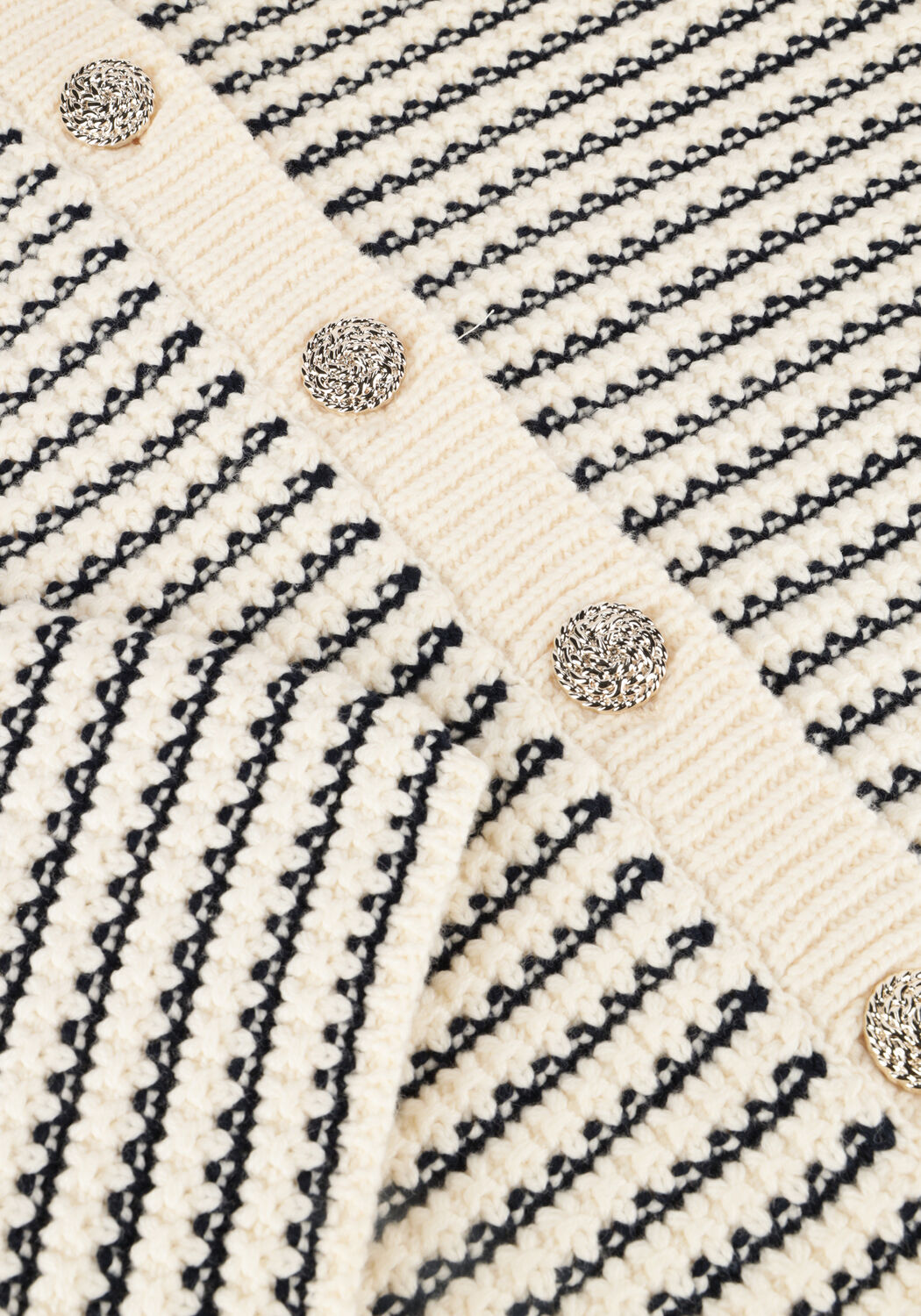 Ecru Y.A.S. Vest YASFANTO LS KNIT CARDIGAN S. - large