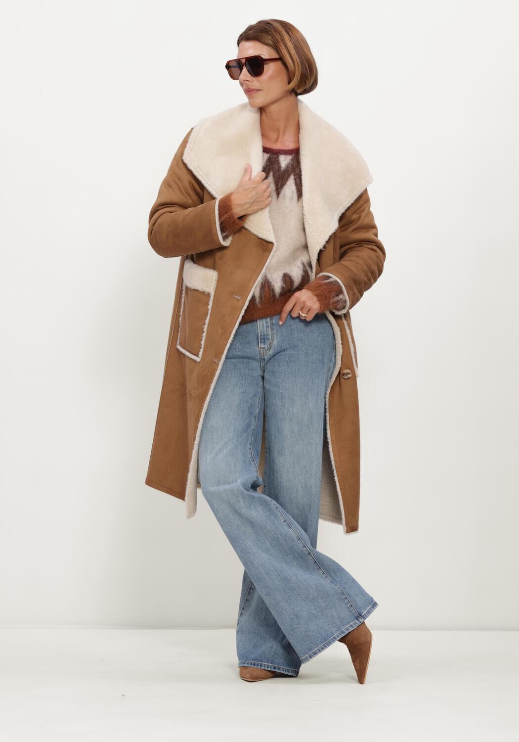 BEAUMONT Manteau ELIF COAT en camel - large