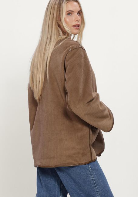 Y.A.S. Jack YASOSANA LS REVERSIBLE SCARF JACKET en marron - large