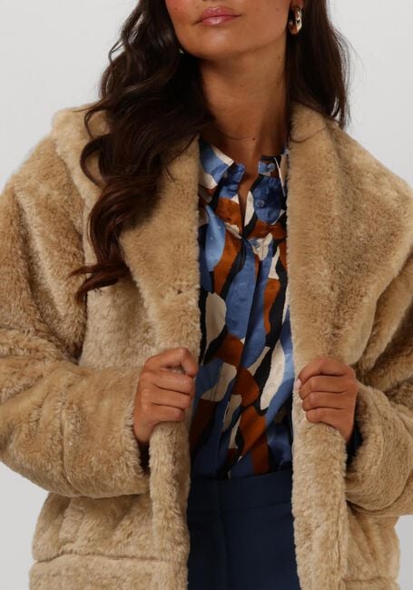 NOTRE-V Manteau en fausse fourrure NV-EDEN Sable - large