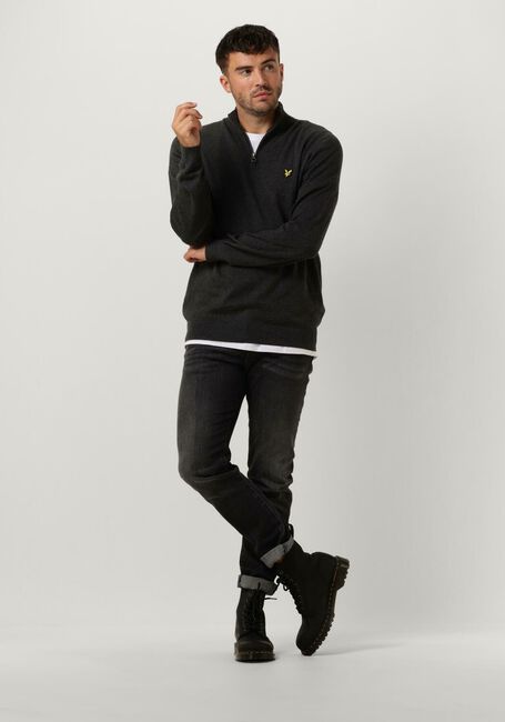 LYLE & SCOTT COTTON MERINO QUARTER ZIP JUMPER - large