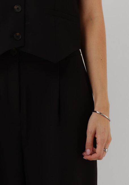 Zwarte MODSTRÖM Wijde broek GALEMD WIDE PANTS - large