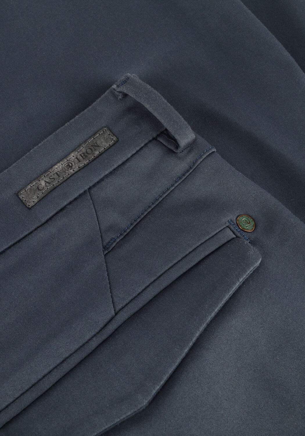 Blauwe CAST IRON Chino RISER CHINO STRETCH - large