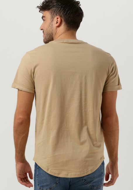 Groene CALVIN KLEIN T-shirt BADGE TURN UP SLEEVE - large