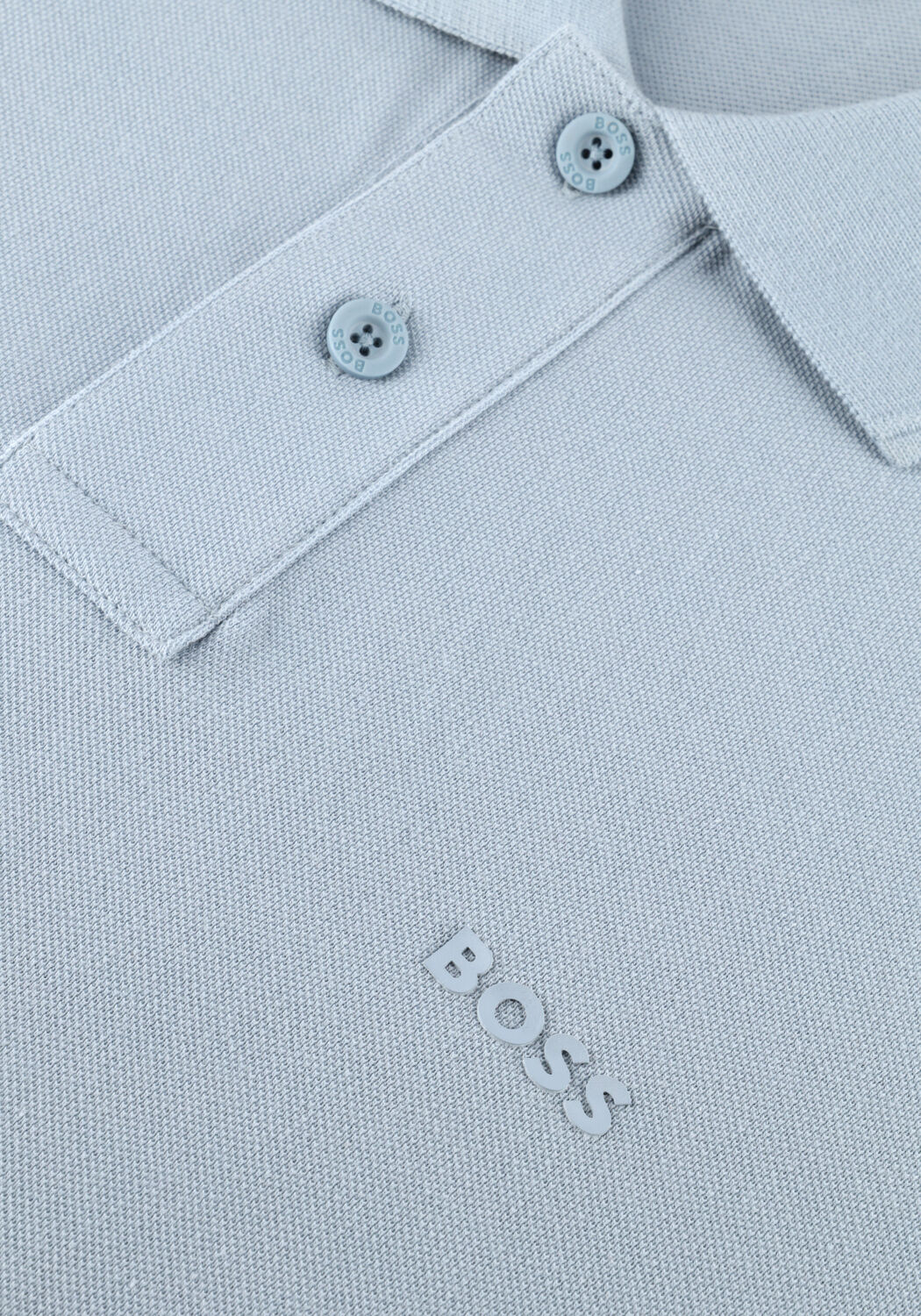 BOSS ORANGE Polo PRIME Bleu clair - large