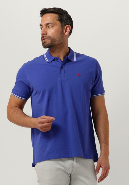 PEUTEREY Polo NEW MEDINILLA STR 01 en bleu - large
