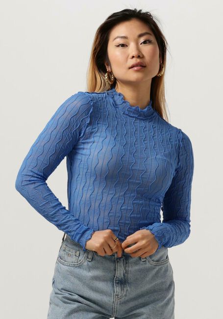 Lichtblauwe ENVII Top ENSOFIE LS T-N TEE 6958 - large