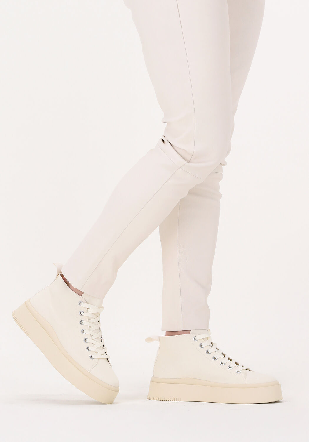 VAGABOND SHOEMAKERS Baskets montantes STACY MID en blanc - large