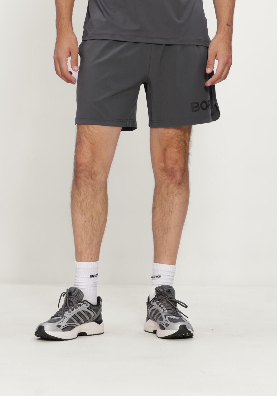 Donkergrijze BJORN BORG Korte broek BORG 6 SHORTS - large