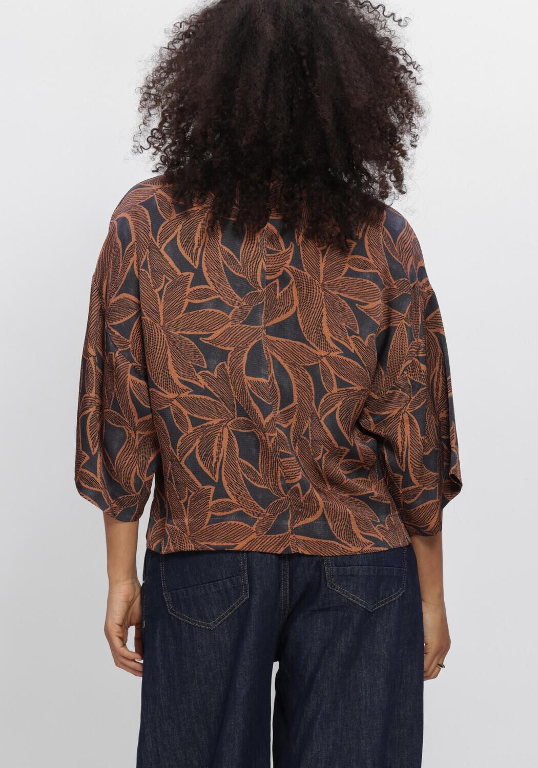 SUMMUM TOP ABSTRACT FLOWERS Blouses en marron - large